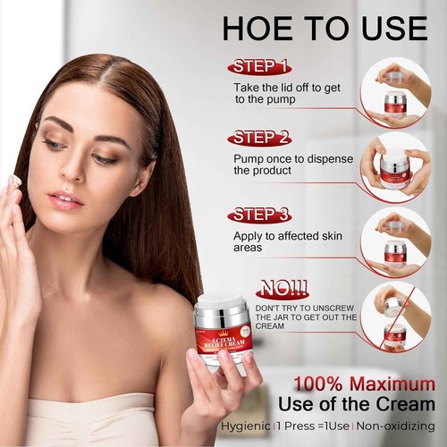 Eczema Cream for Kids & Adults - Eczema Relief Cream for Redness, Itchy, Dry Skin, Daily Moisturizer for Sensitive Skin, with Sea Moss, Aloe Vera, Colloidal Oatmeal, Fragrance-Free, 1.7 FL OZ, 2PC