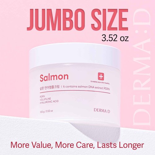 DERMA:D PDRN Ampoule Cream – Anti Aging Night Cream for Women, Korean PDRN Facial Moisturizer with Salmon PDRN, Hydrating Night Cream for Mature Dry Skin, Moisturizing Korean Skincare, 3.52 oz