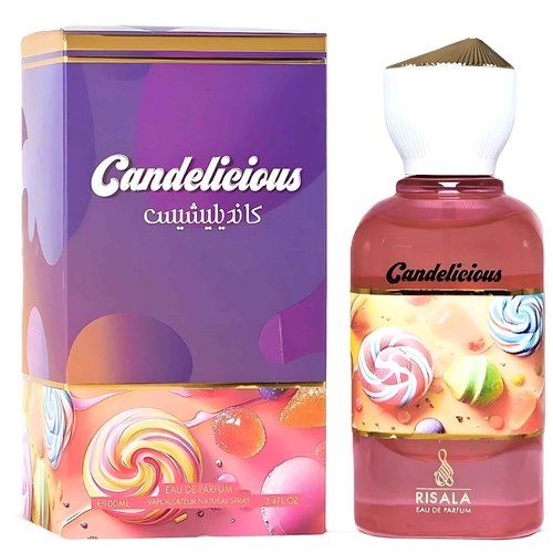 Risala Candelicious for Unisex Eau de Parfum Spray, 3.4 Ounce
