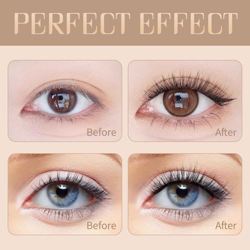 Soft Magnetic Eyelashes, Natural Look Reusable Glue-free Dual Magnets Lashes with Applicator, Lightweight Dual Magnetic Lashes - Delicate