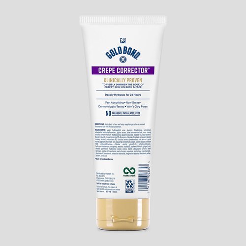 Gold Bond Age Renew Crepe Corrector Body Lotion, Replenishing & Smoothing Formula, 8 oz. & Age Renew Neck & Chest Firming Cream, 2 oz., Clinically Tested Skin Firming Cream