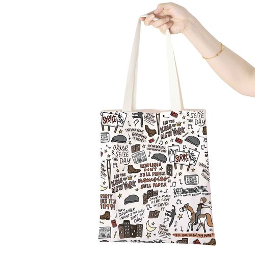 WCGXKO Theatre Lover Gift Musical Gift Musical Theater Zipper Pouch Makeup Bag (The Day tote)