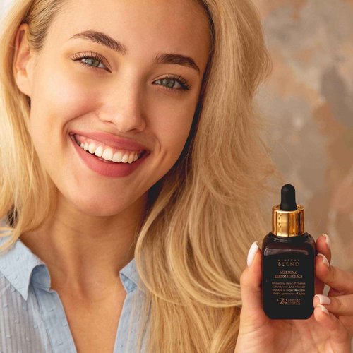 Vitamin C Serum for Face with Hyaluronic Acid & Rose Hips oil - Natural & Organic Anti Aging facial serum, Mineral Blend by Premier Dead Sea 1.02 Fl Oz