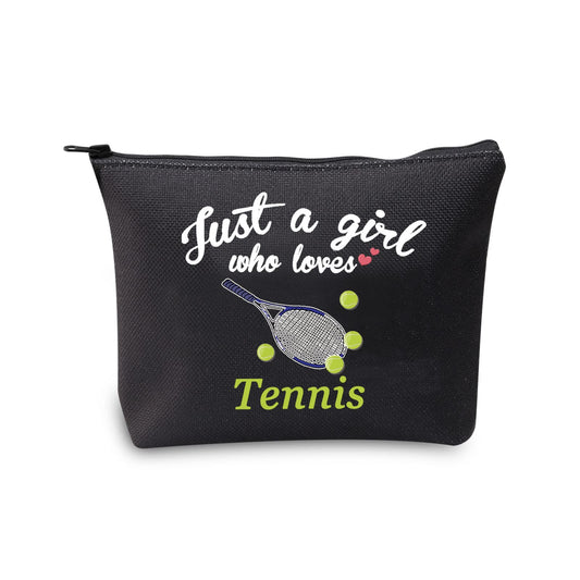 CMNIM Tennis Makeup Bag Tennis gift for Her Tennis Players Gifts Tennis Lover Gifts Tennis Racquet Cosmetic Bags Small Travel Pouches