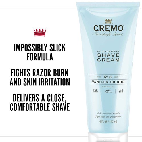 Cremo Coconut Mango Moisturizing Shave Cream, Astonishingly Superior Ultra-Slick Shaving Cream & Vanilla Orchid Moisturizing Shave Cream, Astonishingly Superior Ultra-Slick Shaving Cream