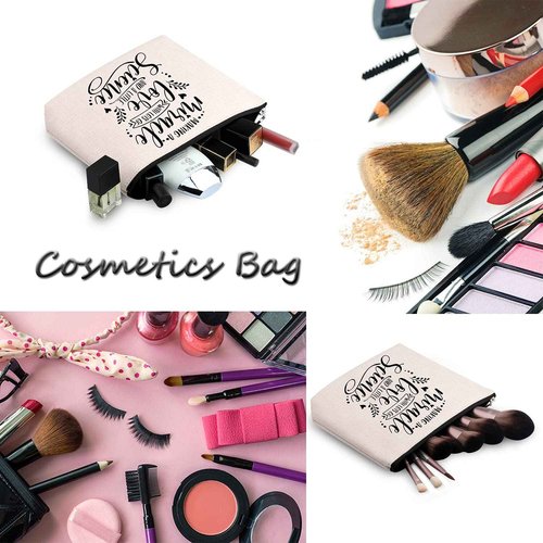 WCGXKO IVF Mom Gift Infertility Warrior IVF IUI Makeup Bag Making A Miracle With Lots Of Love And A Little Science (Making A Miracle)