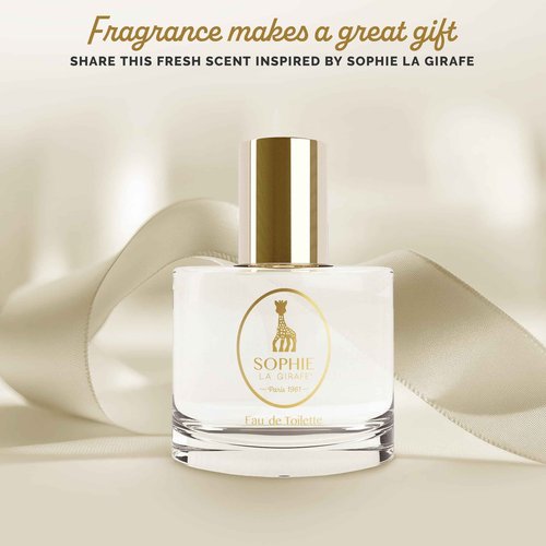 Sophie la girafe Eau de Toilette | Includes Sophie Teether | Nostalgic Childhood Scent of Citrus & Vanilla (50 ml or 1.7 fl oz)