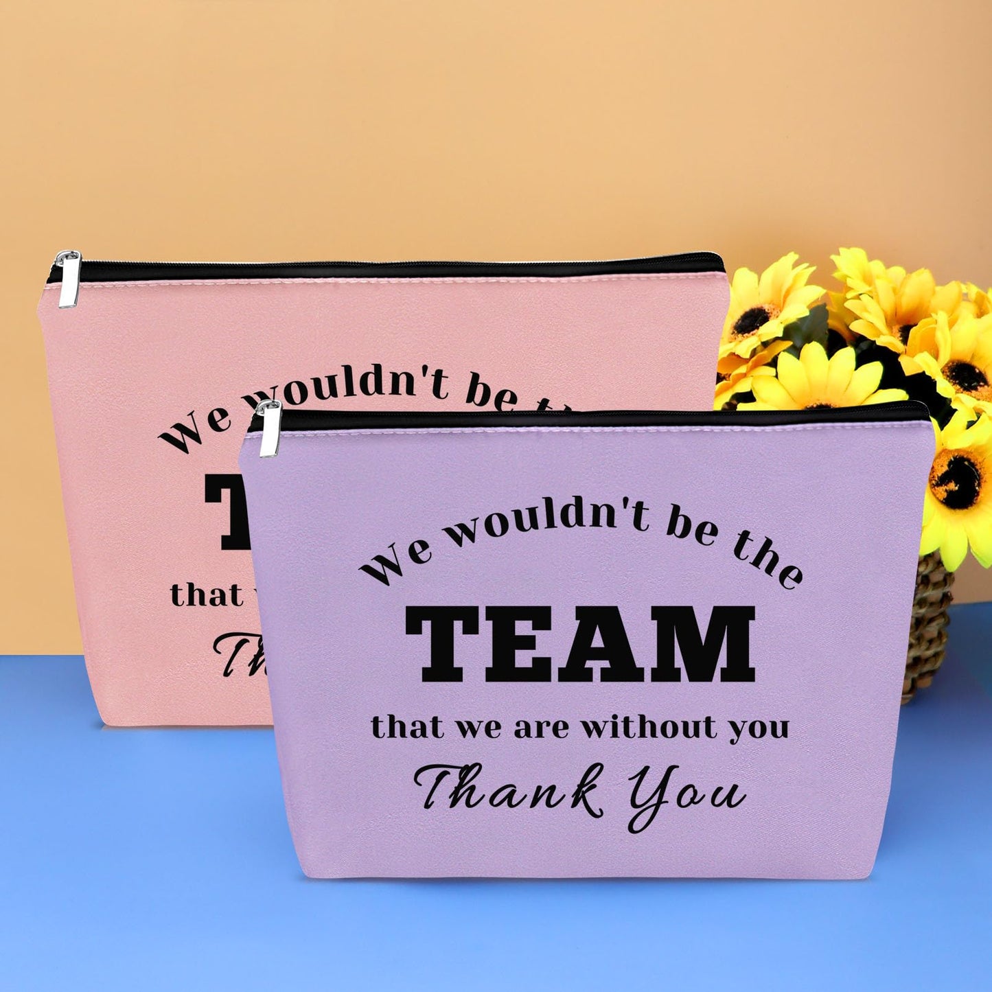 Thank You Gift for Team Leader Boss Makeup Bag Coworker Leaving Gift Basketball Soccer Coach Leader Employee Supervisor Appreciation Gift Cosmetic Bag Boss Day Birthday Thanksgiving Retirement Gift