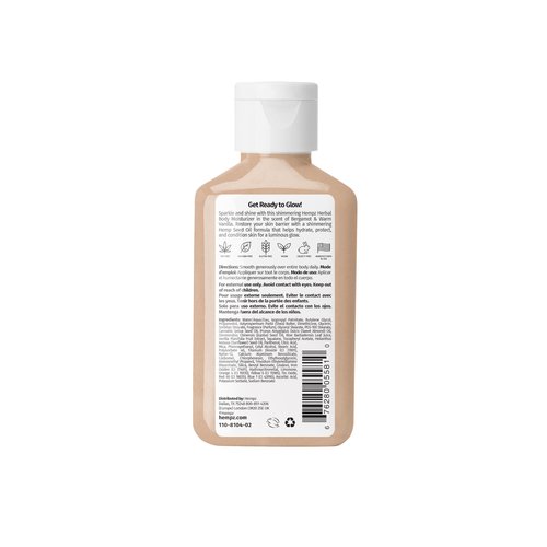 Hempz Minis on the Go - Hydrating Body & Hand Lotion (4-Pack), Travel Size 2.25 Oz Each - Perfect On-the-Go Moisturizer For Women, Featuring 4 Mini Lotions For Travel With A Free On-The-Go Bag