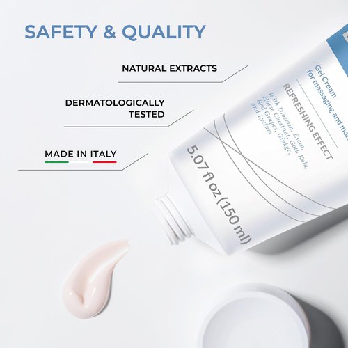 Dulàc - Diosmin Legs 5.07 Fl Oz - Varicose Veins Treatment for Legs, Gel Cream for Circulation and Spider Veins, Cooling Effect Diosmin and Horse Chestnut Cream for Leg Swelling Relief