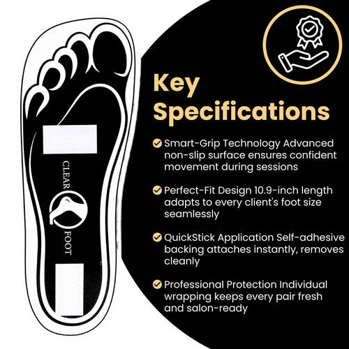 150Pairs(300Feets) Disposable Stick Spray Tanning Feet Pads Perfect for preventing spray tan solution,Deluxe & Hygienic Spray Tan Feet Pads-Ideal for Salons and Spas or Home,Easy to Apply