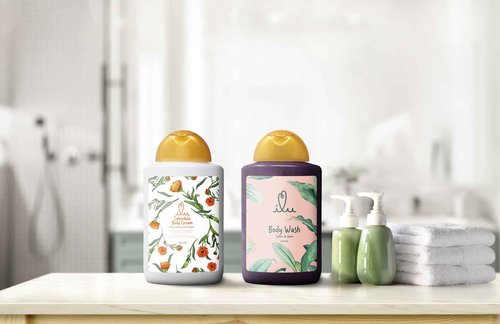 ILU Body Cream & Body Wash Bundle - Multi-Purpose Relief & Nourishment, Plant-Powered Hydration, Invigorating Cleansing, Soothes & Moisturizes, Normal Skin Types, pleasant aroma, 10 fl oz (Pack of 2)