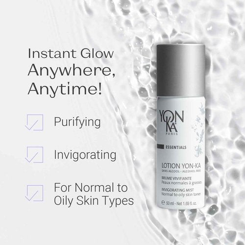 Yonka Lotion PNG Hydrating Face Toner (Oily & Normal Skin) | Daily Purifying Face Mist | Refreshing Natural Skin Toner with Oils | Alcohol-Free and Paraben-Free | 1.69 fl oz