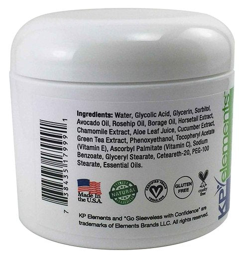 KP Elements Keratosis Pilaris Lotion (4 fl oz) - Natural Keratosis Pilaris Treatment, Moisturizing & Exfoliating AHA Lotion for KP, Vegan, Made in USA