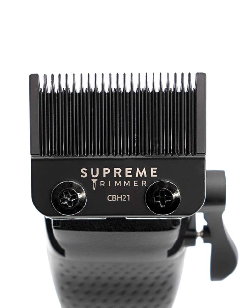 Supreme Trimmer DLC Coated Steel Hybrid Replacement Blade CBH21 | Tade Blade for Darkstar72 Clipper & Most Hair Clippers | Black