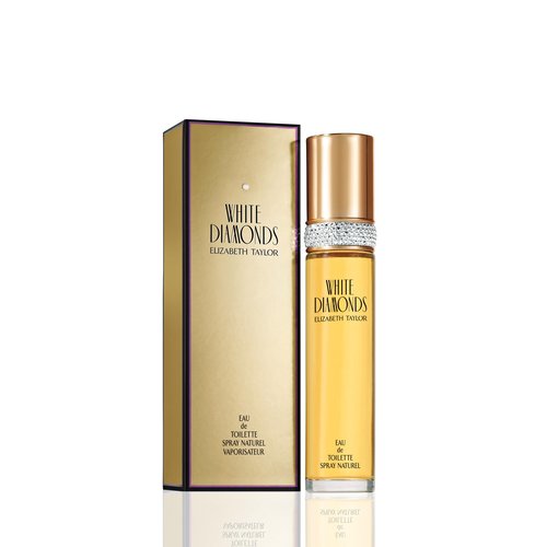 Elizabeth Taylor White Diamonds Women's Perfume, Long-Lasting Floral Fragrance for Her, Eau de Toilette EDT Spray, 1.7 fl oz