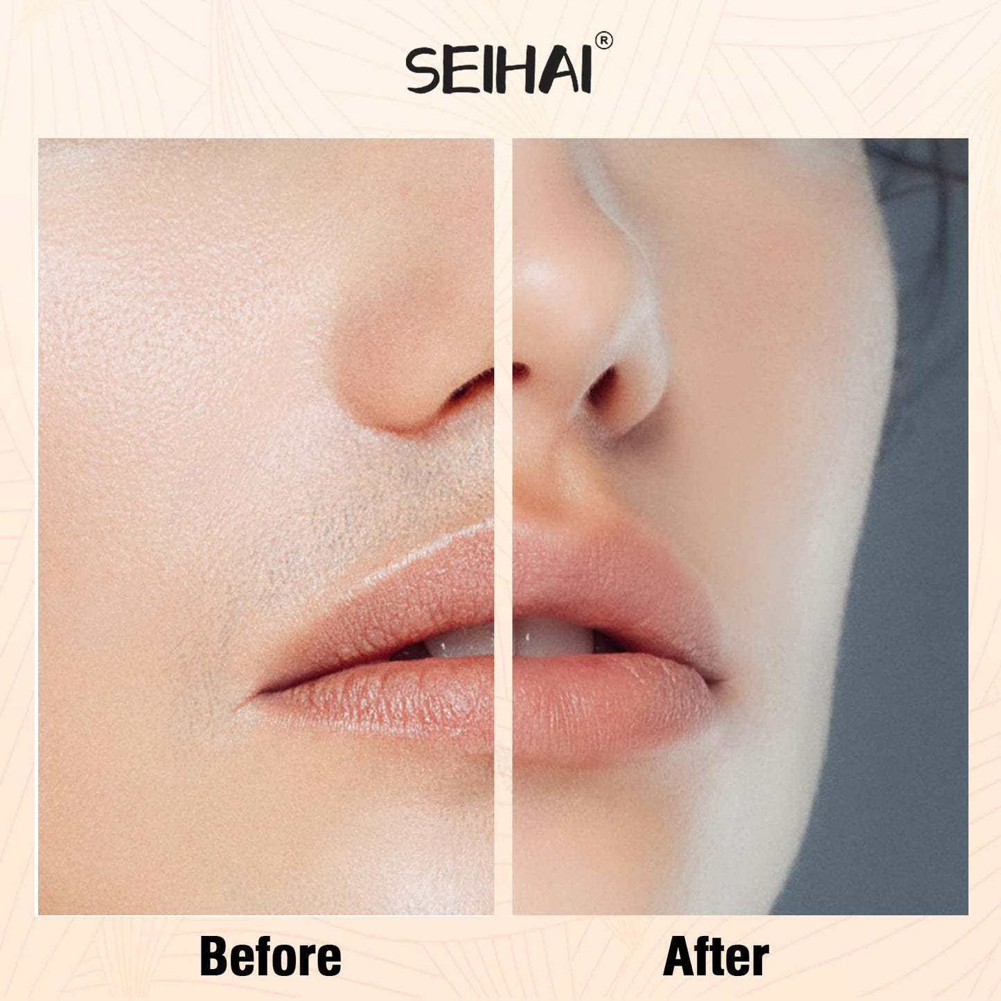 Facial Hair Removal for Women for Christmas Gift, SEIHAI Flawless Hair Removal Device(Latest), Lady's Facial Hair Remover for Face, Chin, Included 2 x Replacement Heads