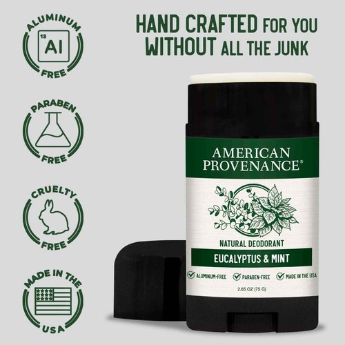 American Provenance Eucalyptus & Mint and Wintergreen & Cedar Deodorant Bundle