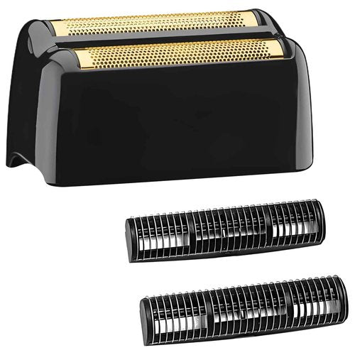 FX3 Shaver Replacement Head Compatible with BaByliss Pro FX3 Foil Shaver, Hypoallergenic Gold Foil, Black