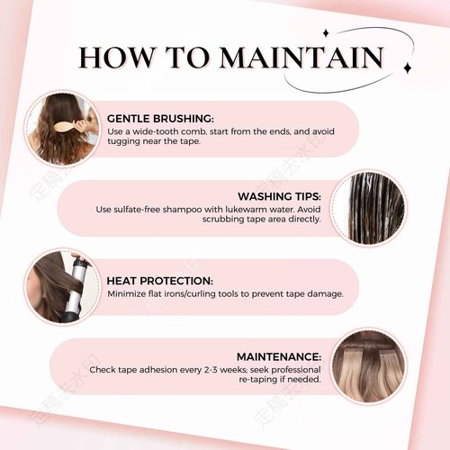 MEI YUAN LIN tape hair extensions real human hair 16 Inch Color 18 Ash Blonde and 613 Light Blonde Invisible Tape Ins PU weft 50Grams 20Pcs Silky Straight