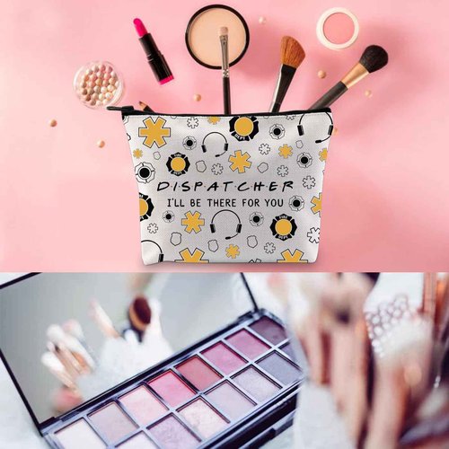 WCGXKO Dispatcher Gift Emergency Services Dispatcher Gift I'll Be There For You Zipper Pouch Makeup Bag (DISPATCHER)