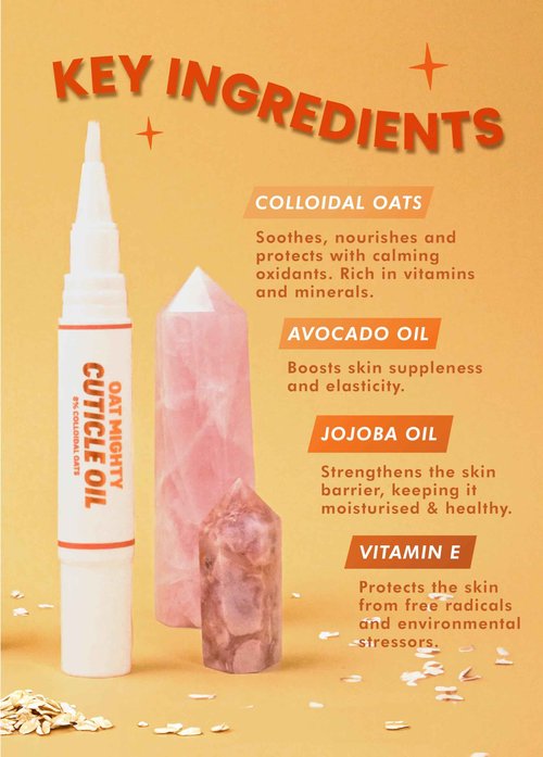 Handmade Heroes Natural Radiance and Nourishment Set - Bakuchiol Booster Oil and Colloidal Oat Cuticle Oil Pen for Smooth Skin and Healthy Nails