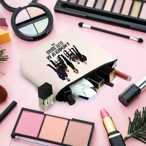 TOBGBE Funny Law Detective Team SUV TV Show Merchandise A Member Of An Elite Squad SVU Cosmetic Bag Detective Lover Gift (Law Team Bag)