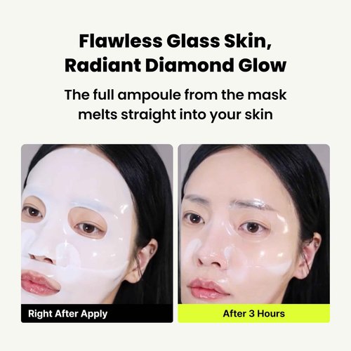 PO:DL All-In-One Hyaluronic Hydrogel Mask(4ea) | Collagen Face Mask for Glass Glow Skin | Deep Hydration & Radiance Boosting | Improves Skin Elasticity & Firmness | Korean Face Mask Skincare