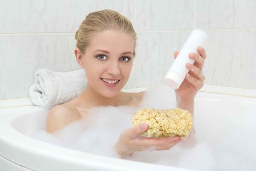 Real Natural Sea Sponges Multipack - 5pc Spa Gift Set in Premium Bag, Kind on Skin, for Bath Shower Facial Cleansing, Pamper Moms Brides Girlfriends & Teens (5 Pack Standard Packaging)