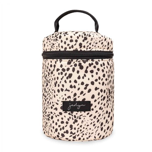 Jadyn Cosmetic Zip Makeup Bag, Tavel Cosmetic Pouch for Toiletries, Make Up, and Accessories, Water Resistant Travel Makeup Bags for Women, Designs (Cheetah Spot)