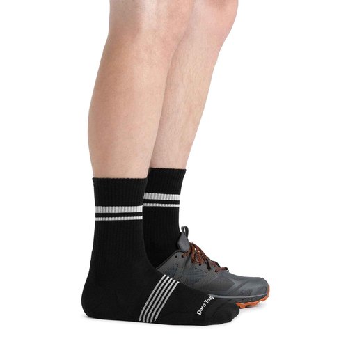 Darn Tough Vermont Men's Element Micro Crew Lightweight Running Sock (Style 1118) - Dark Teal, X-Large