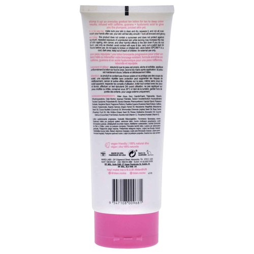 b.tan Dark Gradual Self Tanning Lotion | Plump Up the Bronze Everyday Glow Lotion - Develop a Bronzed Glow, Infused With Hyaluronic Acid For Plump, Juicy Skin, Vegan, Cruelty & Paraben Free, 8 Fl Oz