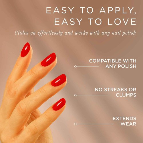 Cote Beauty Quick Dry Nail Polish Top Coat, Glossy Finish, Chip-Resistant & Long-Lasting Clear Nail Polish Top Coat, Vegan & Cruelty-Free, 0.27 fl oz (8 ml)
