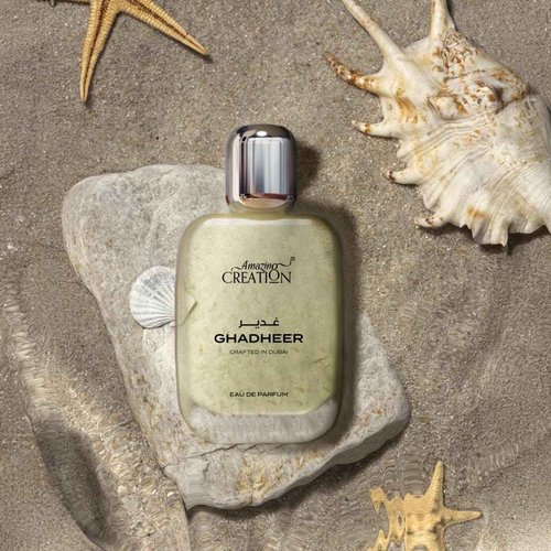 Amazing Creation Ghadheer Eau De Parfum, Citrus Aquatic Fragrance, Unisex, 3.4 FL OZ/100ml