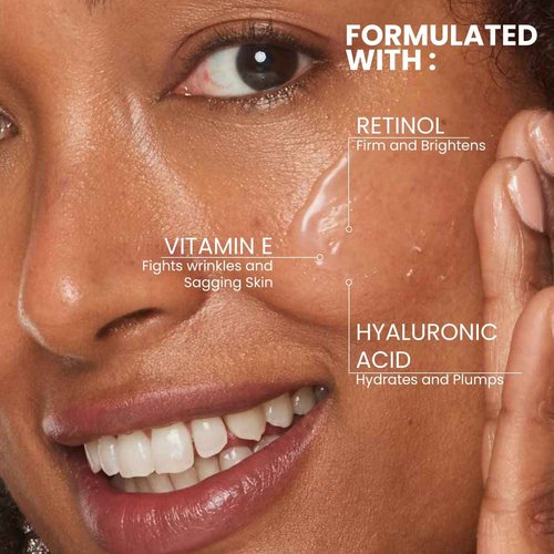Retinol Serum 2.5% for Face Anti Aging Serum with Hyaluronic Acid to Minimize Wrinkles. Improves Sun Damaged Skin and Fades Dark Spots - Vitamin A Serum - Dermatologist Tested & MADE in USA