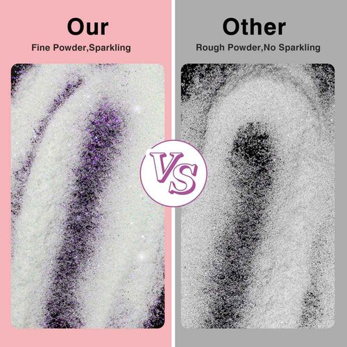 5g Black Dust Sugar Nail Glitter Powder - Diamond Dust Sand Shining Sugar Effect Glitter Dip Powder, Superfine French Candy Coat Nails Sweater Design Manicure Decorations DIY Crafts