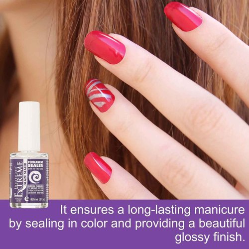 Backscratchers Extreme Glaze Sealer - High Gloss and Quick Dry Polish - Clear Permanent Top Coat