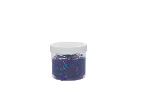 Maddie Rae’s 12oz Slime Storage Jars with Lids (6 Pack)-Clear Plastic Containers for Slime, Beads, Glitter, Sprinkles-Airtight Wide Mouth Refillable Organizer Jars for Kids Party Favors, Arts & Crafts