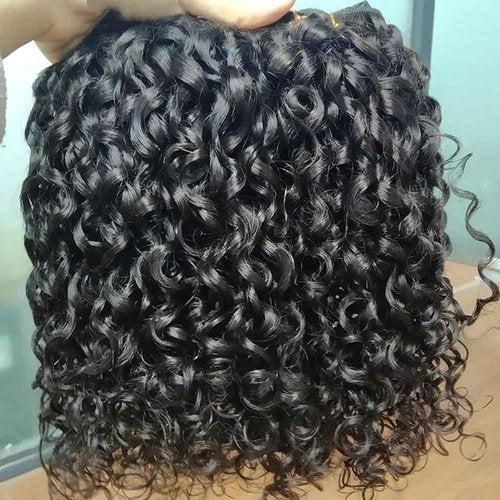 16A Double Weft Pixie Curly Human Hair Bundles 14 Inch 1 Bundle Burmese Curly Bundles Human Hair 3C4A 100% Unprocessed Brazilian Raw Virgin Hair Extensions Quick Weave Extensions Natural Color