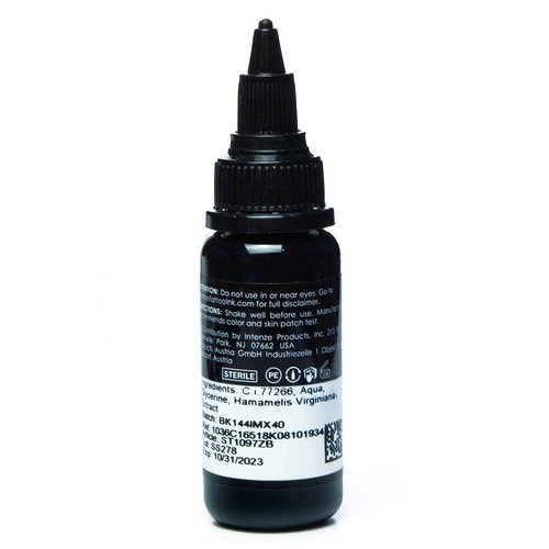INTENZE Tattoo Ink ZUPER Black 1 Ounce Premium Black Ink - Best Tattoo Ink in Your Tattoo Supplies. Sterilized and Original from Manufacturer Unmatched in Ink Quality.
