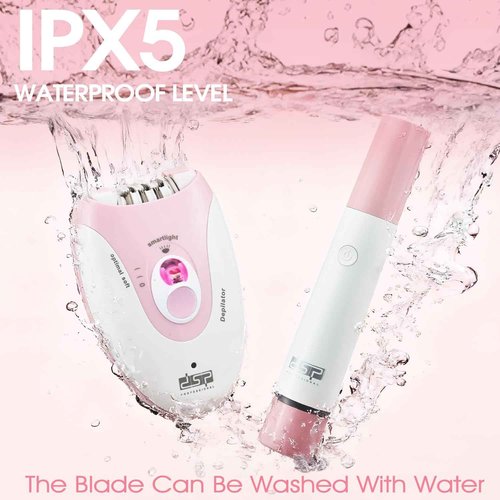 DSP Epilators Hair Removal for Women, Eyebrow Trimmer for Women, 2 Speeds Hair Removal, Facial Hair Trimmer for Legs Face Bikini Arms, Face Shavers