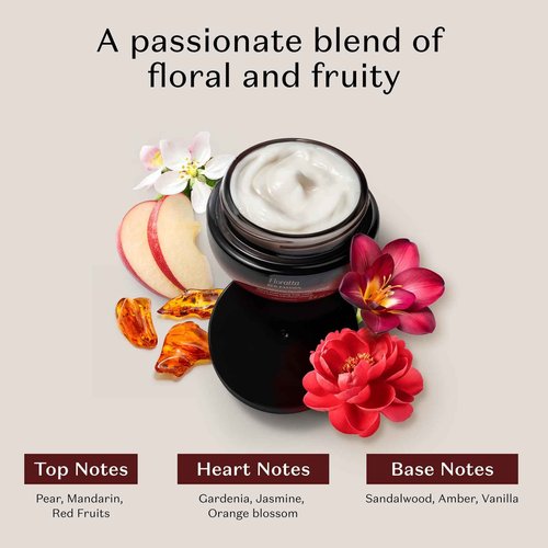 O BOTICARIO Floratta Red Passion Body Cream, Luxurious Hydration with Bold Floral & Amber Fragrance, Fast-Absorbing Moisturizer, 8.8 Ounce (250g)