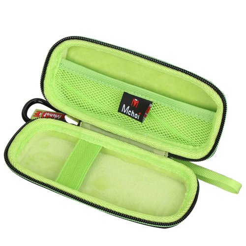 Mchoi Hard Carrying Case Fits for Gillette Fusion5 Men’s Razor & Proglide Shield Men's Razor, Case Only (Black, Green)
