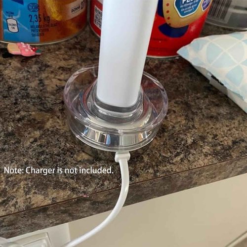 Mdforme Replacement Charger Glass Cup + Stand Bundle Kit for Philips Sonicare Charger Base HX9100 CBA1001 CBA2001 CBA3001, Charging HX9300 HX9900 Series Electric Toothbrush (Quality as Original)