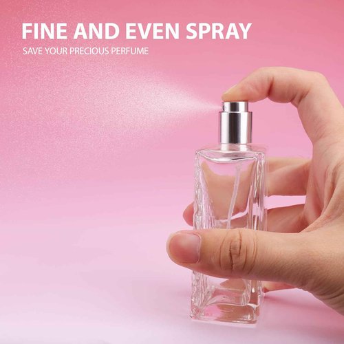 3zorqinron Glass Perfume Bottles Empty Refillable, 100ml /3.4oz Atomizer Sprayer for Perfume, Cologne Bottles Empty with Perfume Dispenser
