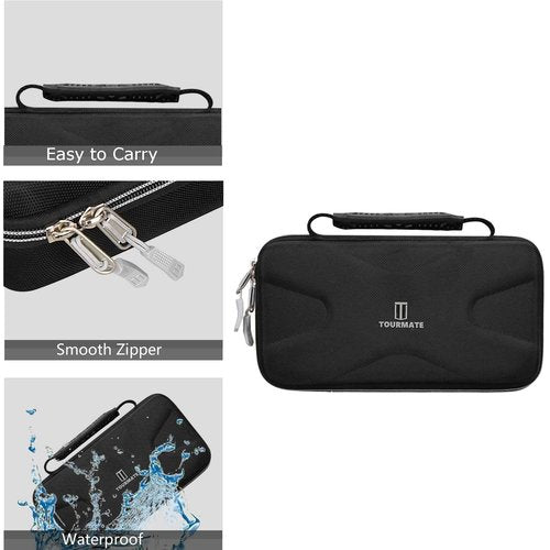 Tourmate Hard Storage Case for Brightup Beard Trimmer for Men, Hair Clippers, Electric Razor Shavers Storage Holder (Case Only)