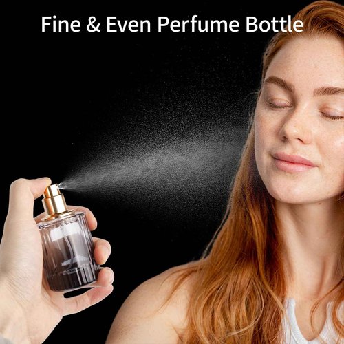 HXRYAGi Travel Vintage Perfume Bottle Empty, 2pcs 30ML High-quanlity Portable Perfume Atomizer with Funnel and Dropper, Fine Mist Leak-Proof Spray Atomizer Ideal for Perfume, Toner and Skin Care