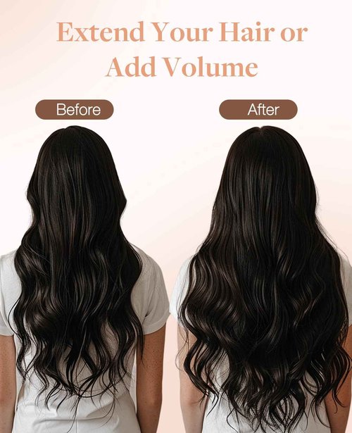 GOO GOO Invisi Edge Tape in Hair Extensions Human Hair, 4A Chocolate Brown, 6pcs 20inch 18g, Virgin Remy Hair, Seamless Injected Tape, Natural Look