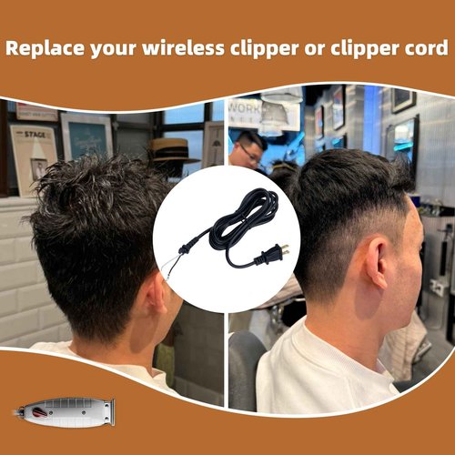 04624 Trimmer Cord Replacement for Andis T-Outliner Clippers Hair Trimmer (2 Wire)