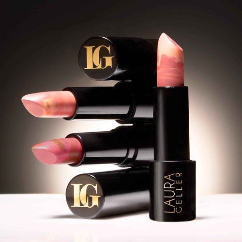 LAURA GELLER NEW YORK Italian Marble Sheer Lipstick, Berry Vanilla + Modern Classic Invisible Color Locking Lip Liner, Clear